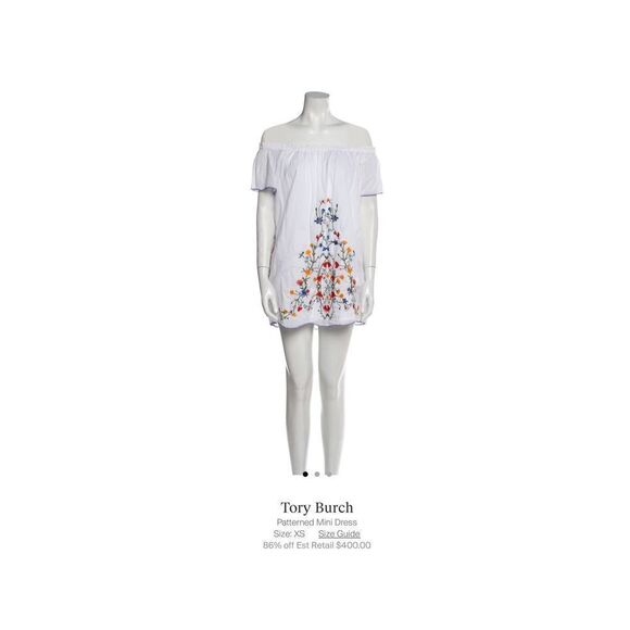 Tory Burch mini dress size XS - Picture 2 of 4